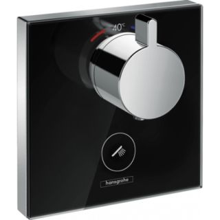 Смеситель для душа Hansgrohe Ecostat Square 15735600 черный хром